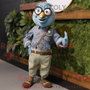 Olive Hens-mascottekostuum...