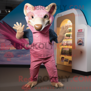 Costume mascotte de tatou...