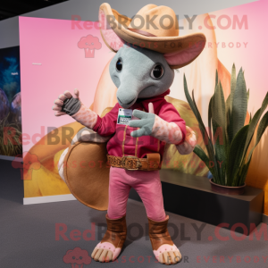Costume mascotte de tatou...