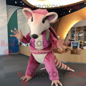 Costume mascotte de tatou...