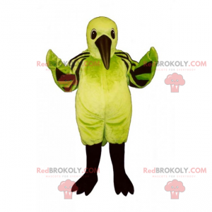 Forest animal mascot - Bird with a long beak - Redbrokoly.com