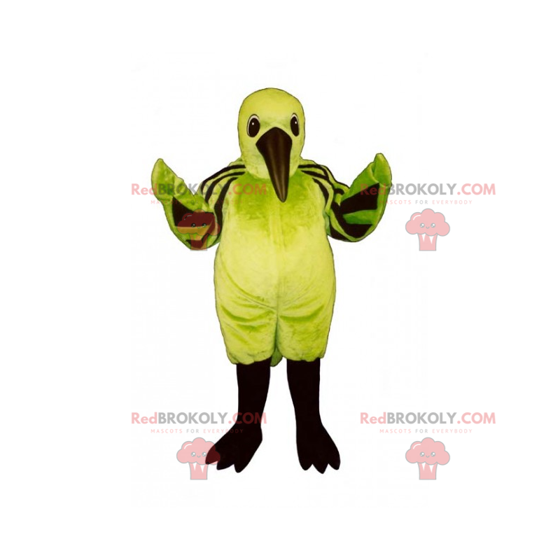 Forest animal mascot - Bird with a long beak - Redbrokoly.com