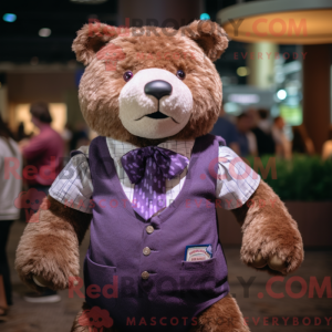 Figura de máscara de urso...