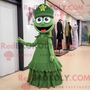 Green Soldier mascot...