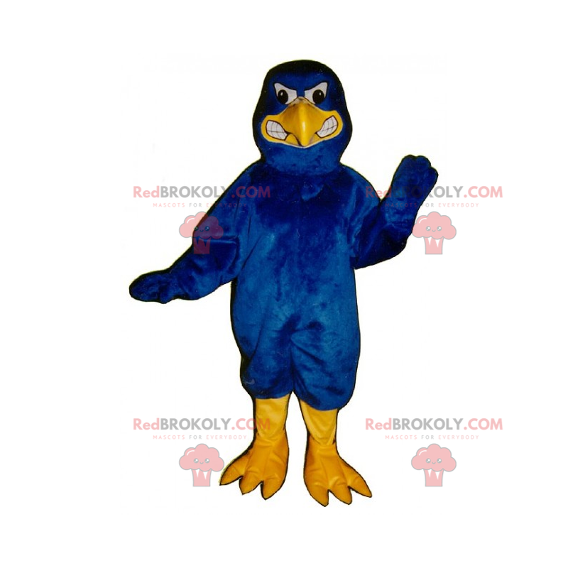 Maskot lesních zvířat - agresivní modrý orel - Redbrokoly.com