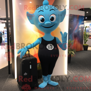 Cyan Guinness maskot...
