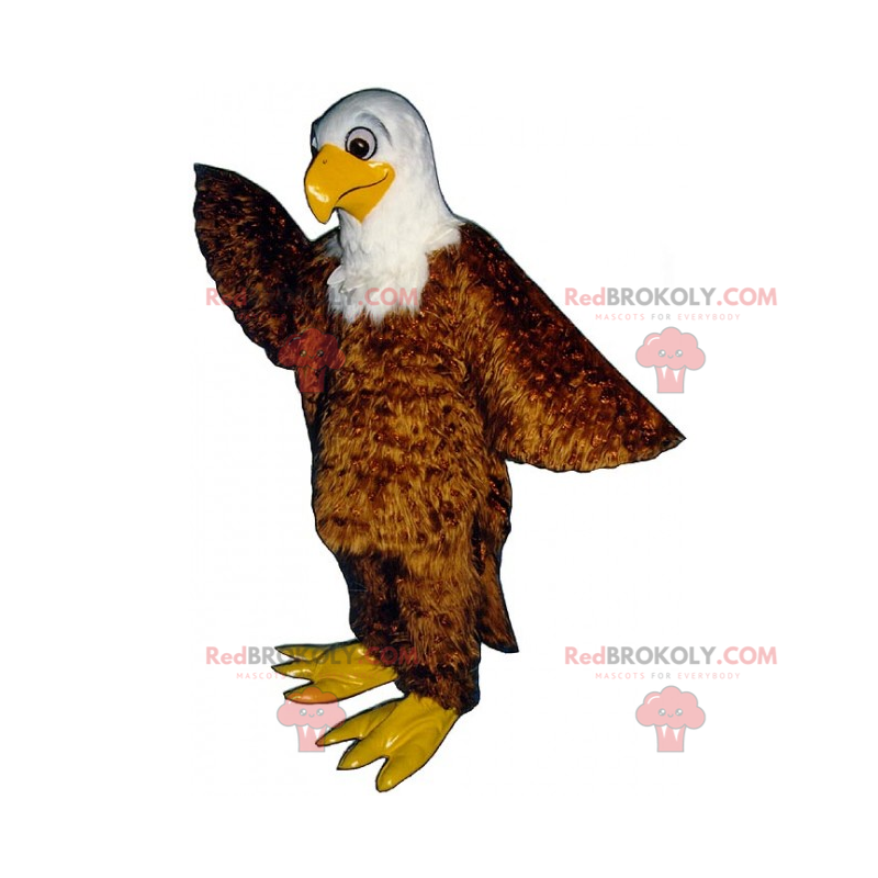 Mascotte animale della foresta - Aquila marrone con un aspetto