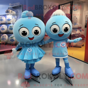 Postava maskota Sky Blue...