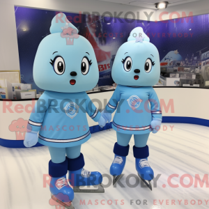 Postava maskota Sky Blue...