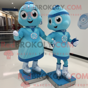 Postava maskota Sky Blue...