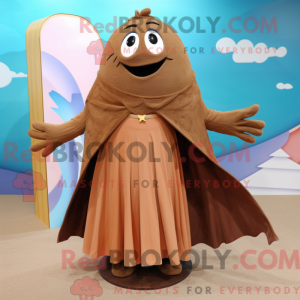 Disfraz de mascota de Brown...