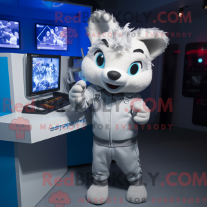 Silver Computer mascot...