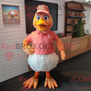 Postava maskota Peach Hens...