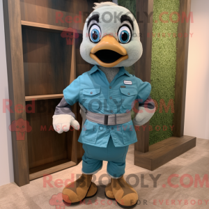 Postava maskota Teal...