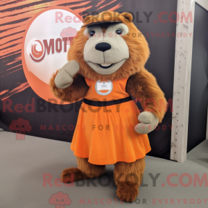 Rust Marmot Maskottchen...