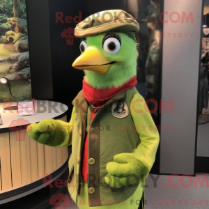 Limegrønn...