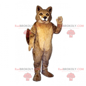 Forest animal maskot - Fox med sølvhår - Redbrokoly.com