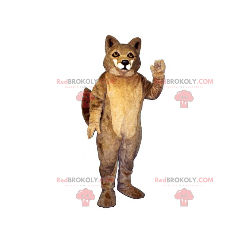 Forest animal mascot - Fox with silver hair - Redbrokoly.com