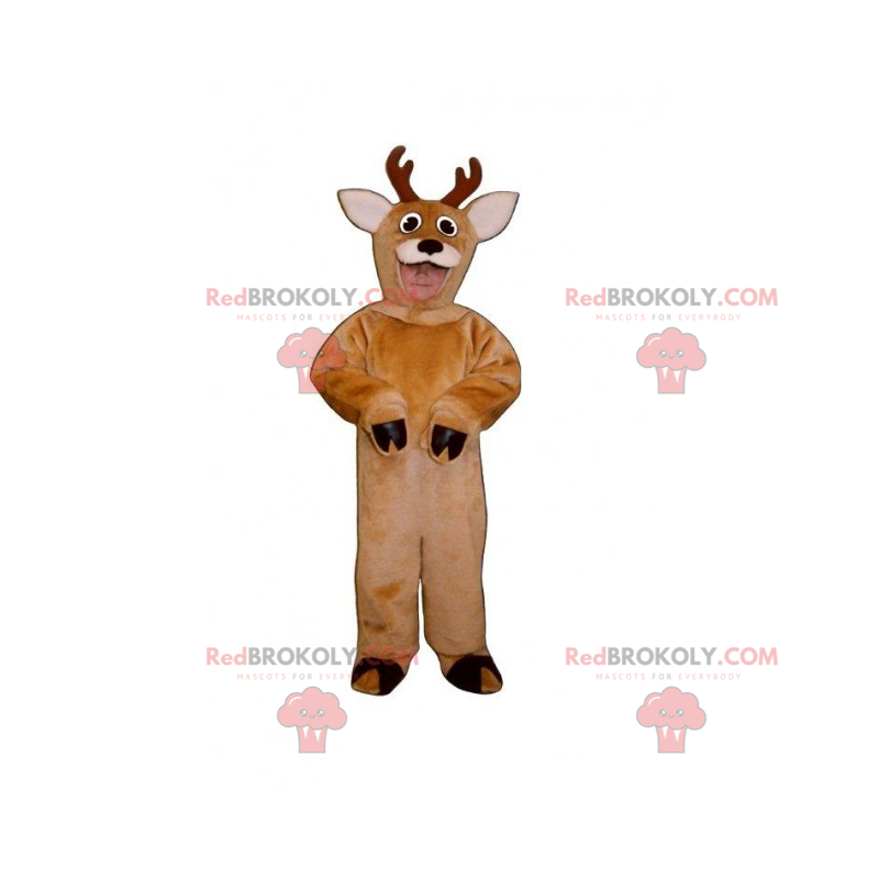 Maskot lesních zvířat - Sob s malými parohy - Redbrokoly.com Maskot lesních zvířat - Sob s malými parohy - Redbrokoly.com