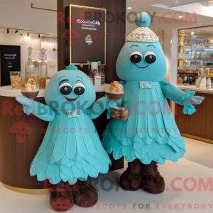 Turkis Chokolade maskot...