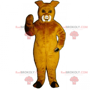 Waldtiermaskottchen - Eber - Redbrokoly.com