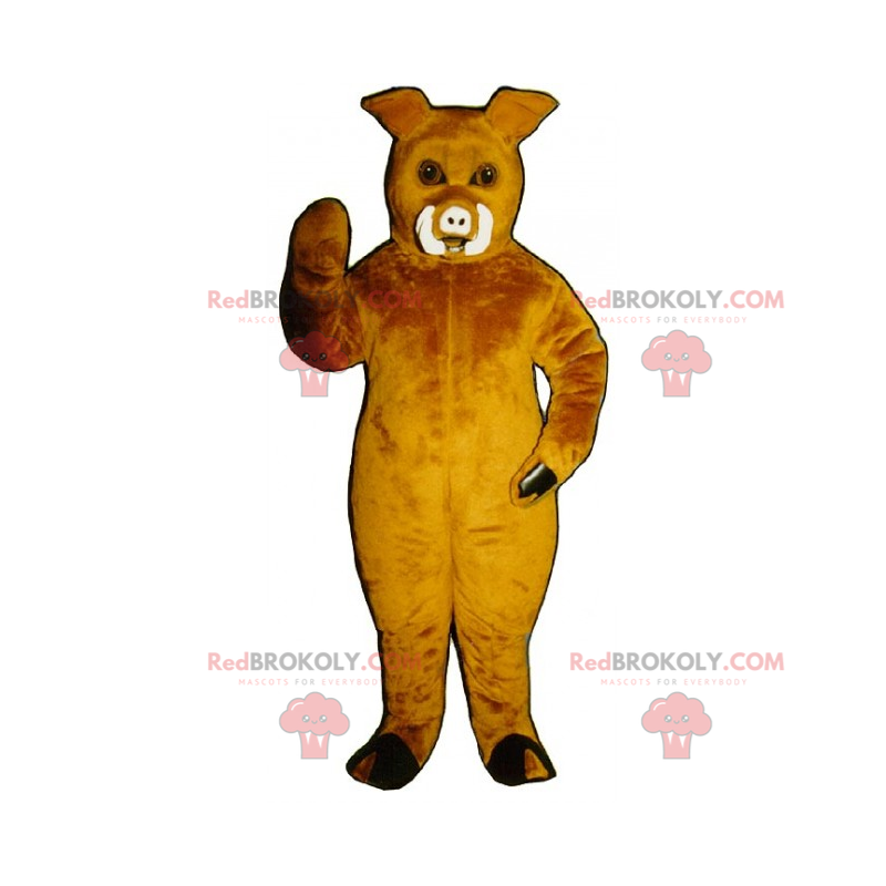 Skogsdjurmaskot - vildsvin - Redbrokoly.com
