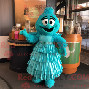 Turkis Chokolade maskot...