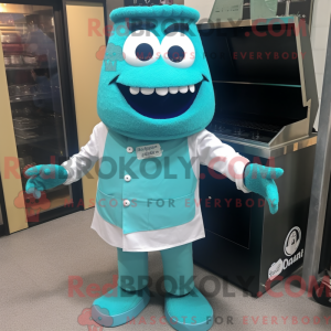 Cyan Bbq Ribs mascot...