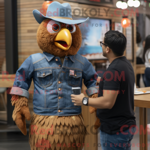Figura de máscara de frango...