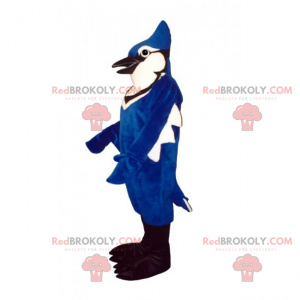 Jungle animal mascot - Blue parrot - Redbrokoly.com