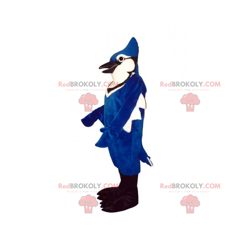 Dschungeltier Maskottchen - Blauer Papagei - Redbrokoly.com