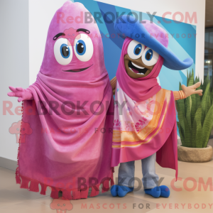 Pink Fajitas maskot kostume...
