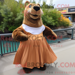Brown Sea Lion mascot...