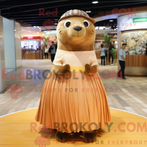 Brown Sea Lion mascot...