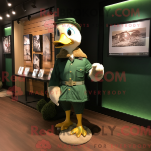 Forest Green Gosling mascot...