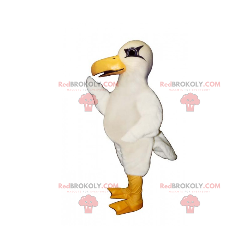 Mascote do animal marinho - Gaivota - Redbrokoly.com