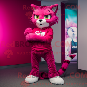 Máscara Magenta Cat com...