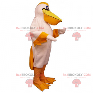 Sea animal mascot - Pelican - Redbrokoly.com