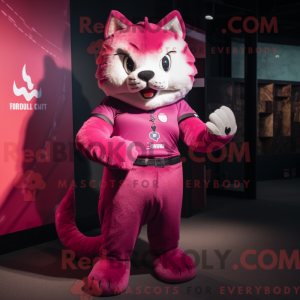 Disfraz de mascota Magenta...