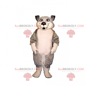 Fjelldyr maskot - Baby ulv - Redbrokoly.com