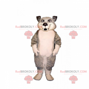 Berg Tier Maskottchen - Baby Wolf - Redbrokoly.com