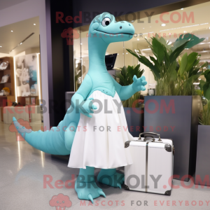 Cyan Brachiosaurus...