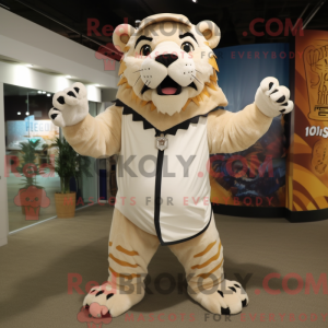 Cream Saber-Toothed Tiger...