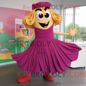 Magenta Pesto Pasta mascot...