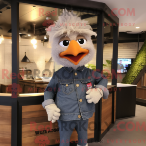 Tan Fried Chicken mascot...