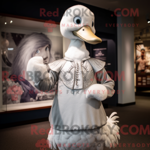 Silver Swans maskot kostume...