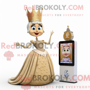 Maskottchenkostüm Tan Queen...
