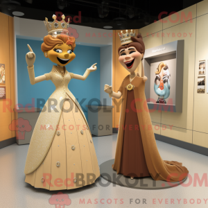 Maskottchenkostüm Tan Queen...