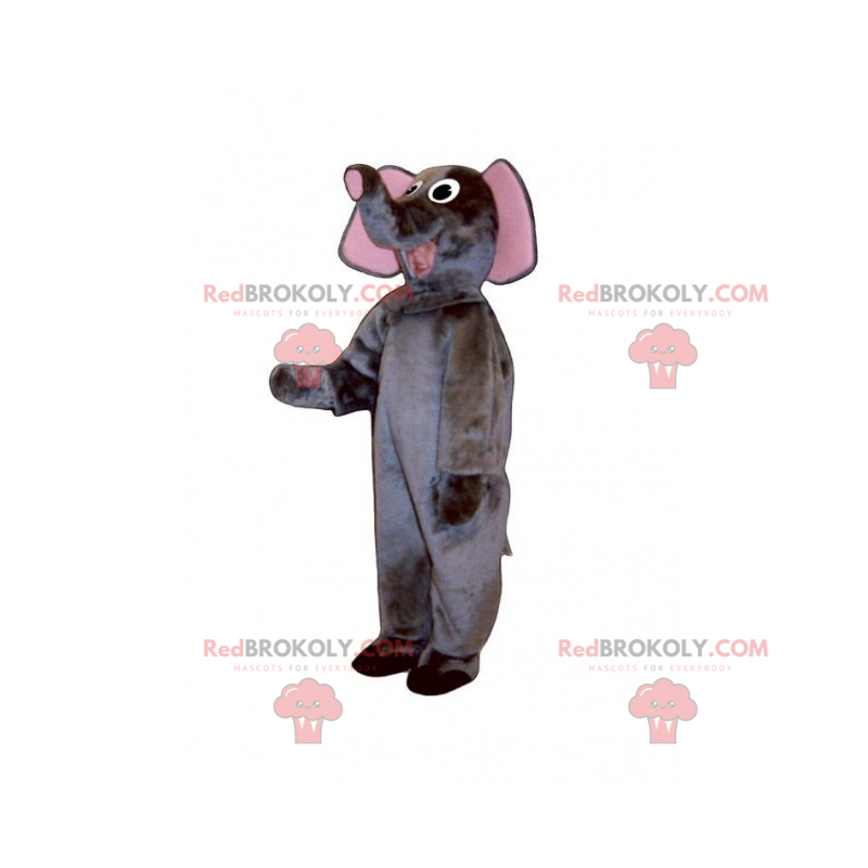 Mascotte animaux de la savane - Eléphant - Redbrokoly.com