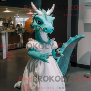 Teal Dragon mascotte...